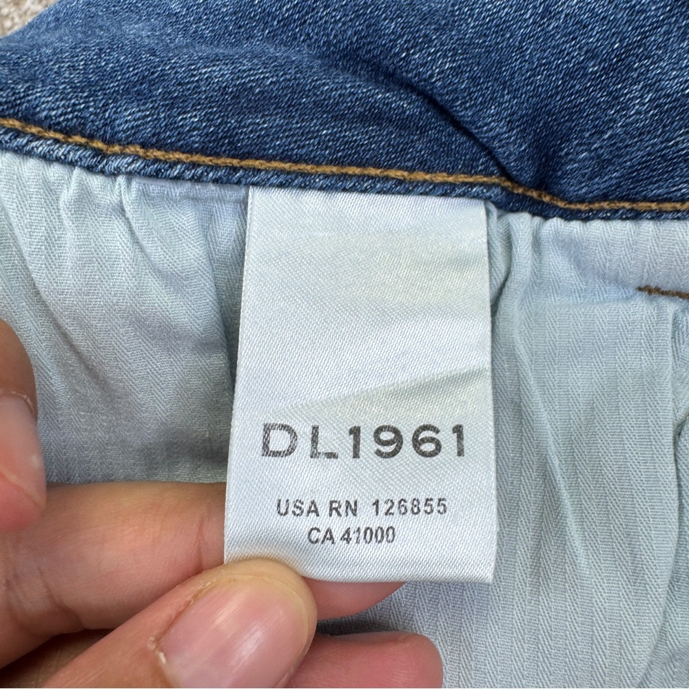 DL1961 Karlie Boyfriends Denim Shorts Women’s Size 26 W Blue Stretch - Picture 12 of 15